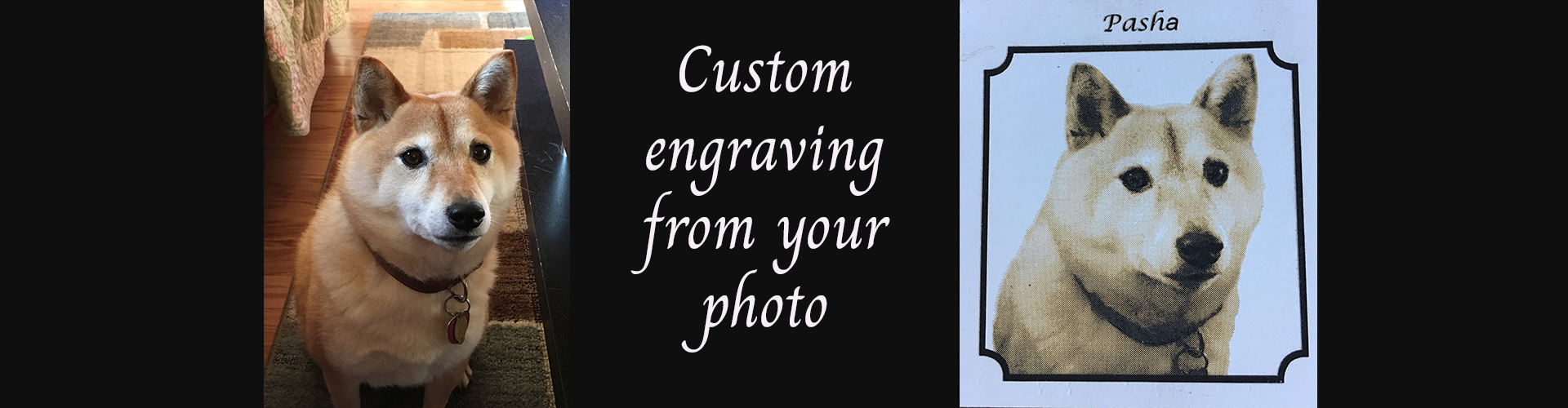 Custom piece and original image