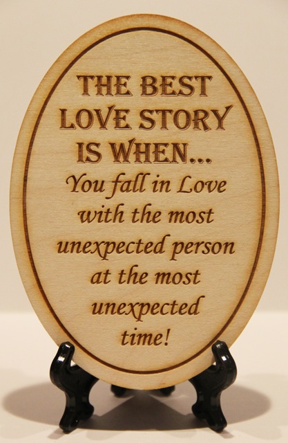 Best Love Story Plaque